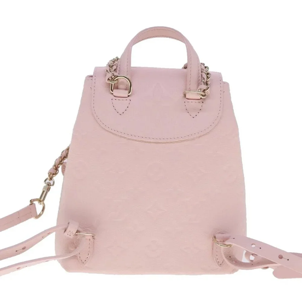 LOUIS VUITTON Monogram Empreinte Backup Backpack Pink M47074 LV Auth 91596SM - Picture 2 of 16